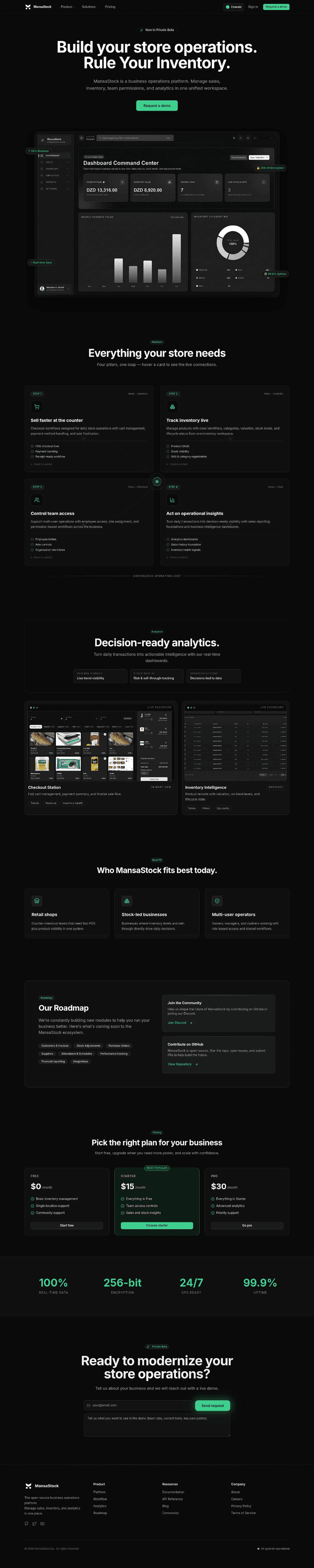 MansaStock Rule inventory management system